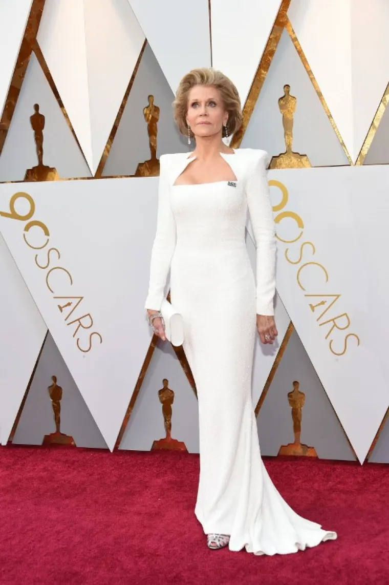 Jane Fonda u Balmain 44 Fran&ccedil;ois Premier haljini