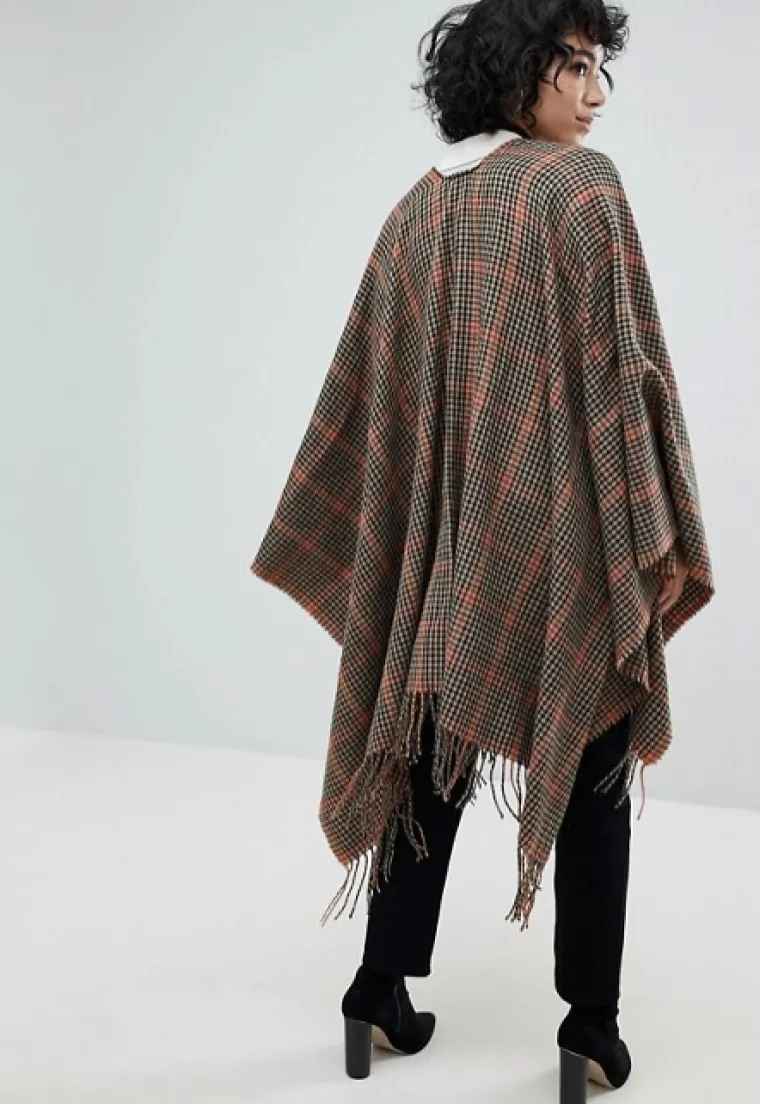 Karirani pončo, Asos, 221,05 kuna