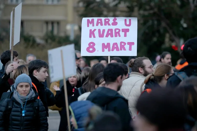 U Zagrebu žene promar&scaron;ile na 8. mart i poslale jasnu poruku