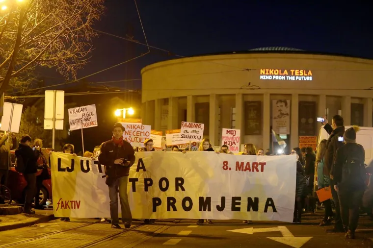 U Zagrebu žene promar&scaron;ile na 8. mart i poslale jasnu poruku