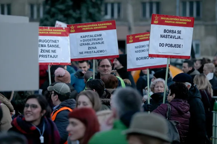 U Zagrebu žene promar&scaron;ile na 8. mart i poslale jasnu poruku