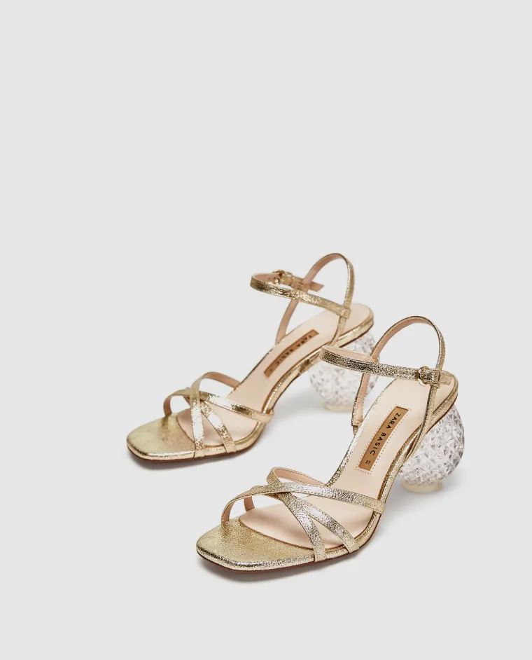 Sandale s kristalnom petom, Zara, 549,90 kuna