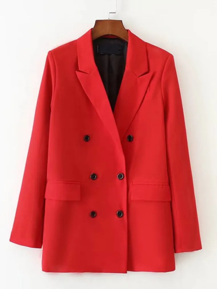 Klasični crveni blazer, SheIn, 203,64 kune