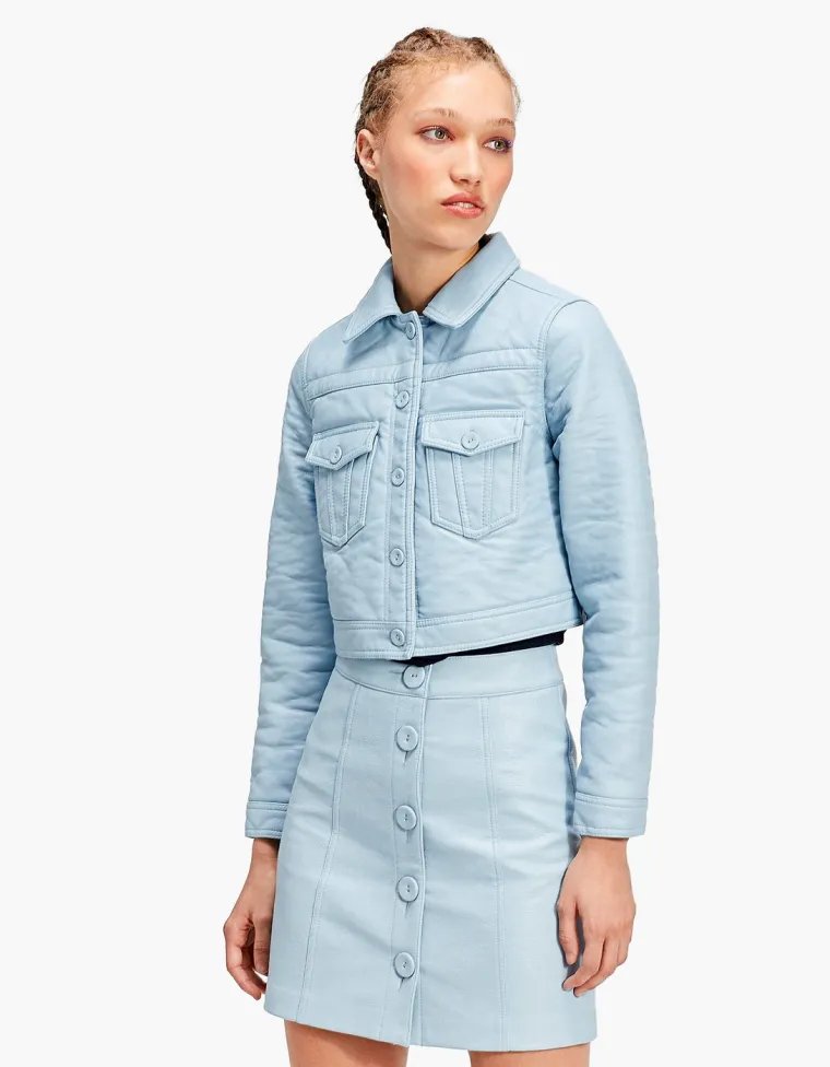 Jaknica u svijetlo plavoj boji, Stradivarius, 229,00 kuna