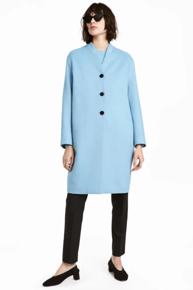 Kapt od vune u baby plavoj boji, H&amp;M, 668,94 kuna