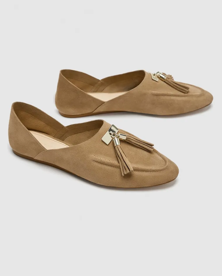Kožne mokasinke s resama, Zara, 299,90 kuna
