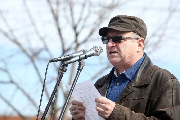 Prosvjed Sindikat hrvatskih učitelja ispred Ministarstva znanosti i obrazovanja