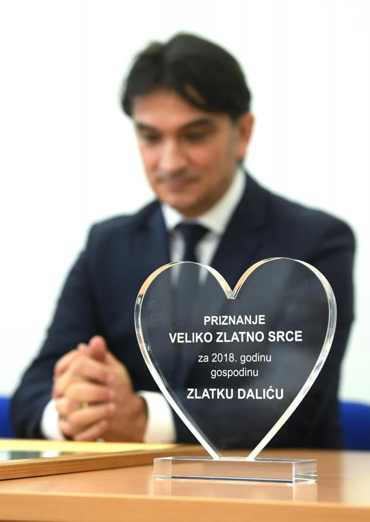 Zlatko Dalić dobio priznanje Veliko zlatno srce