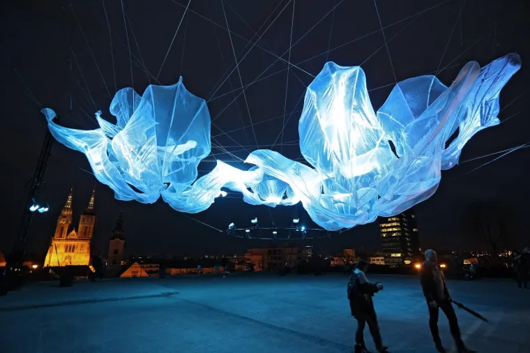 FESTIVAL SVJETLA U ZAGREBU: Pogledajte atraktivne svjetlosne instalacije i projekcije inspirirane proljećem