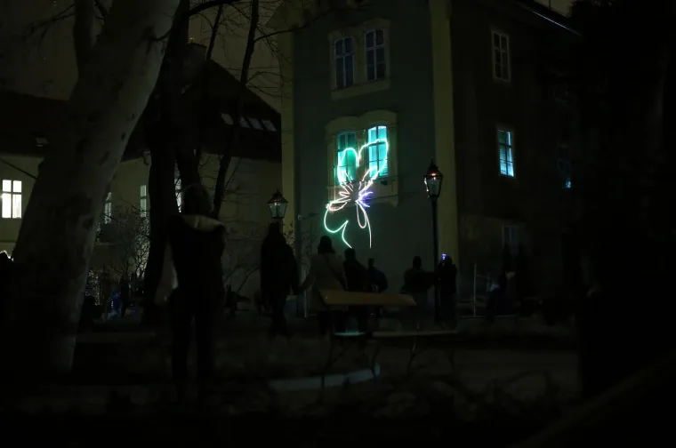 Laser i 3D Mapping "Proljetna igra" u parku Grič.