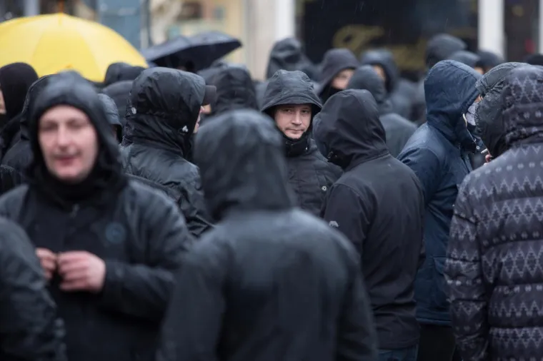 Jasna poruka Upravi i Mamiću: Bad Blue Boys prosvjedovali na ulicama