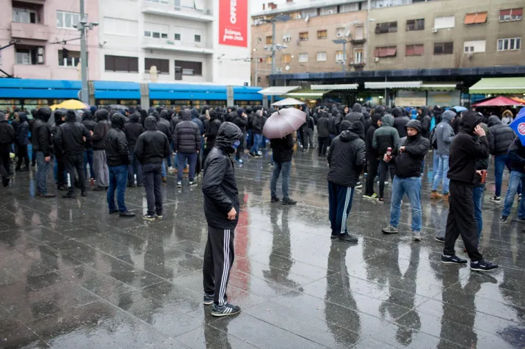 Jasna poruka Upravi i Mamiću: Bad Blue Boys prosvjedovali na ulicama