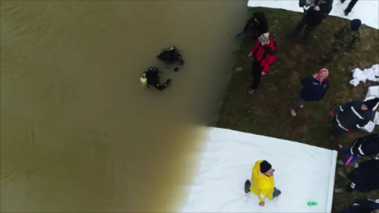 HGSS: Ronioci u ekstremnim uvjetima spriječili uru&scaron;avanje nasipa kod Tanca na Uni