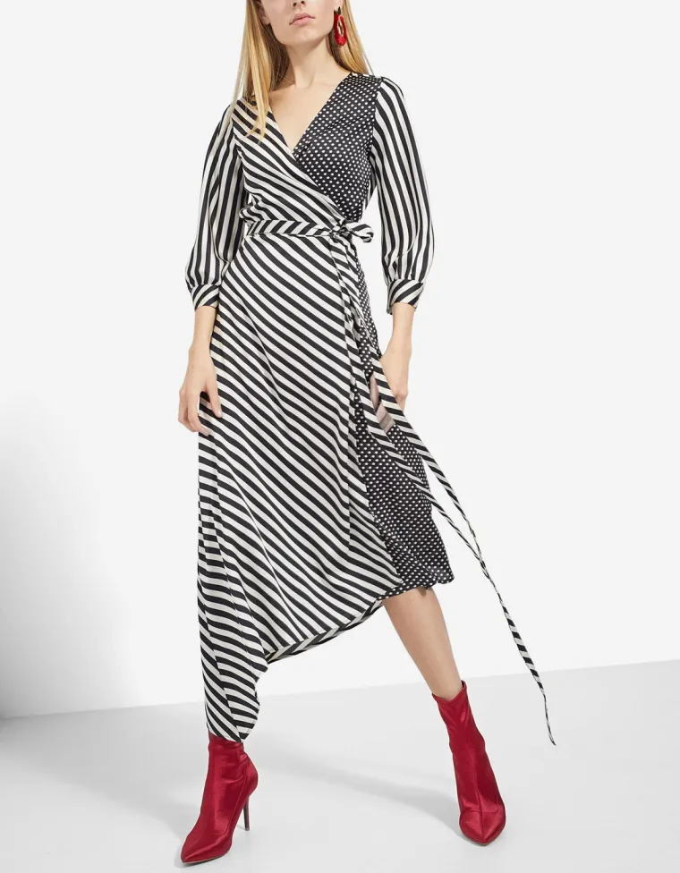 Haljina s dva uzorka, Stradivarius, 229,90 kuna