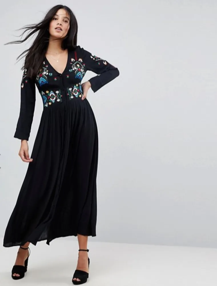 Dugačka haljina s vezom, Asos, 415,90 kuna