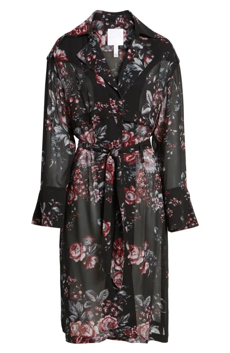 Prozirni baloner cvjetnog uzorka, Nordstrom, 579,09 kuna