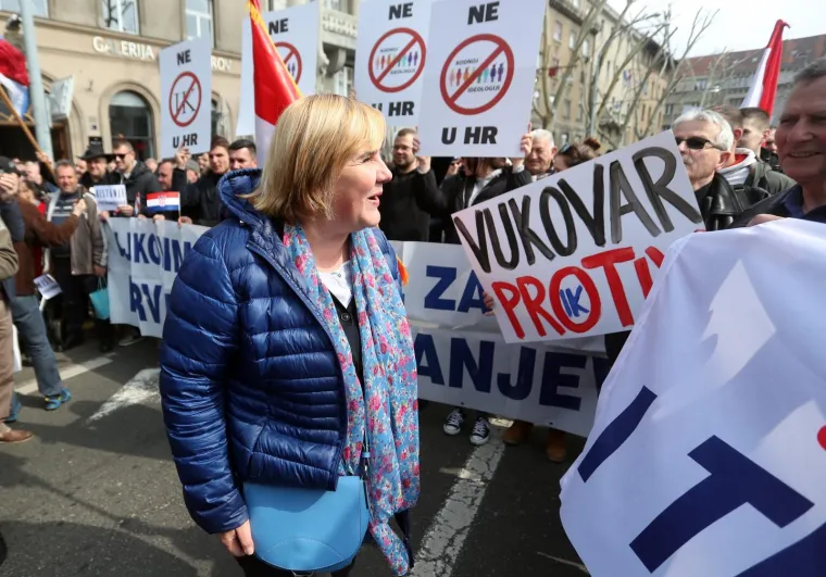 FOTOGALERIJA: Tisuće ljudi okupilo se na prosvjedu protiv ratifikacije Istanbulske konferencije