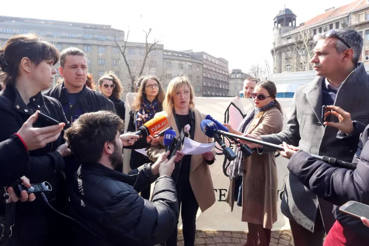 Inicijativa 'Vratite magnoliju' traži da se zaustavi daljnja devastacija Trga žrtava fa&scaron;izma