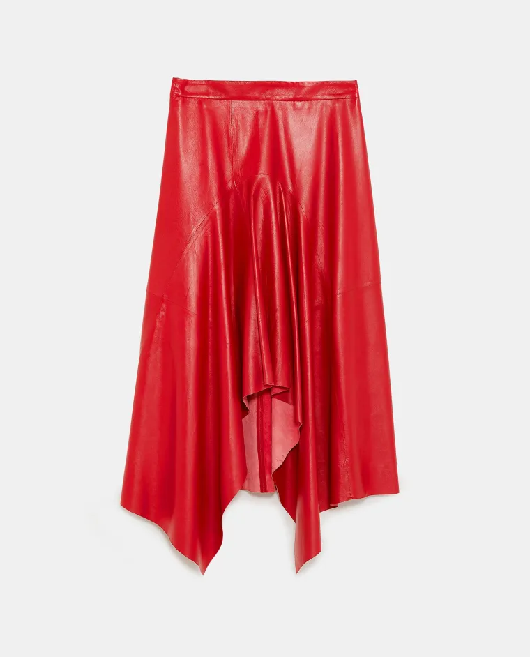 Kožna asimetrična suknja, Zara, 699,90 kuna