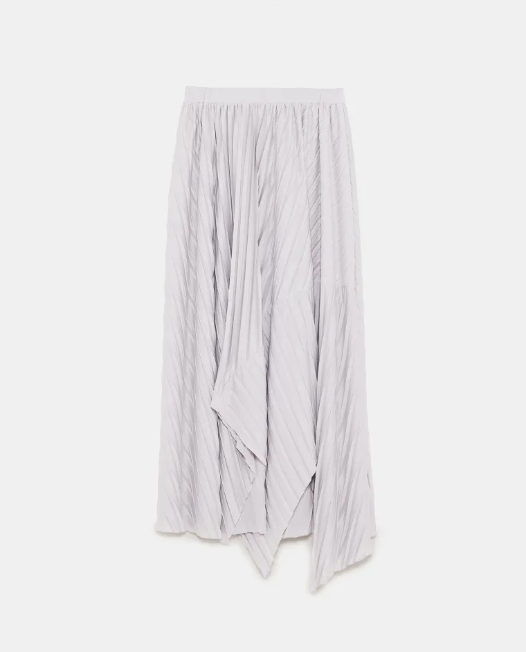 Plisirana suknja asimetričnog kroja, Zara, 199,90 kuna