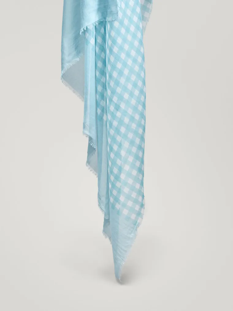 Pamučna marama s kariranim uzorkom, Massimo Dutti, 279,00 kuna