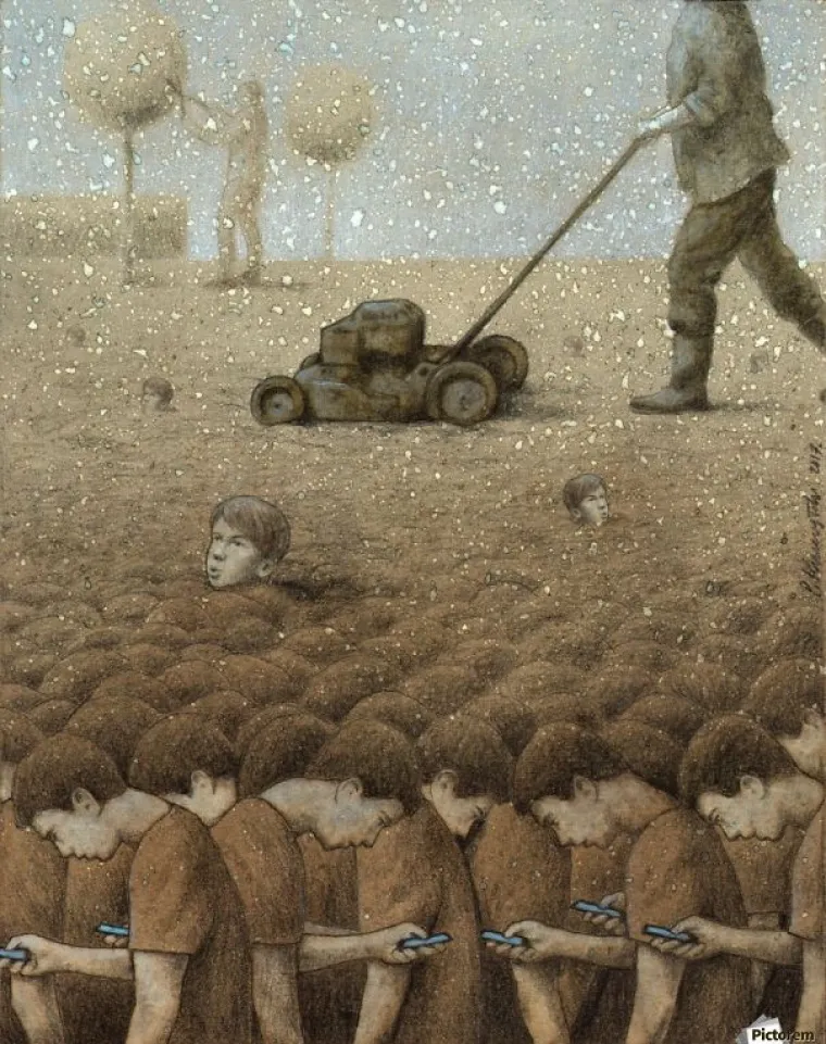 JEZIVE I UZNEMIRUJUĆE ILUSTRACIJE MODERNOG DRUŠTVA: Poznati umjetnik diže prašinu svakom svojom slikom