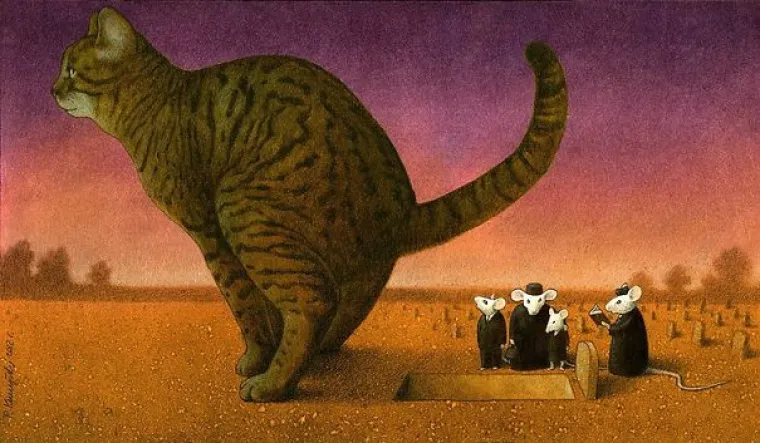 JEZIVE I UZNEMIRUJUĆE ILUSTRACIJE MODERNOG DRUŠTVA: Poznati umjetnik diže prašinu svakom svojom slikom