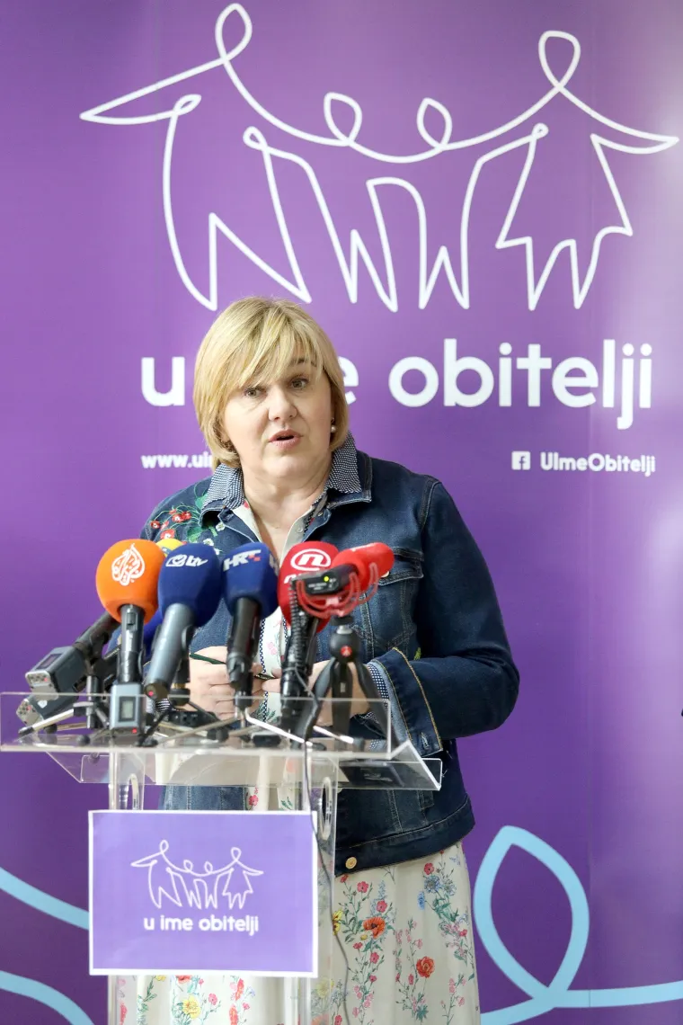 Željka Markić optužila premijera za radikalnu promjenu stava o Istanbulskoj konvenciji