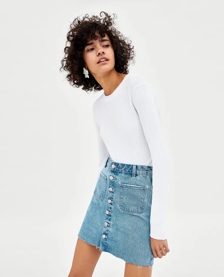 Mini suknja visokog struka, Zara, 149,90 kuna