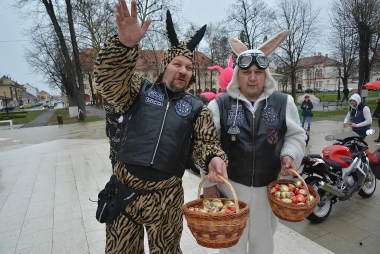 Uskrsni moto zečevi najveća su atrakcija ovih blagdana