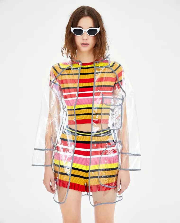 Potpuno prozirna kišna kabanica, Zara, 229,90 kuna