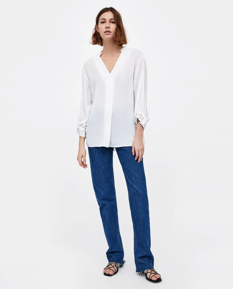 Bluza s bisernim perlicama, Zara, 119,90 kuna