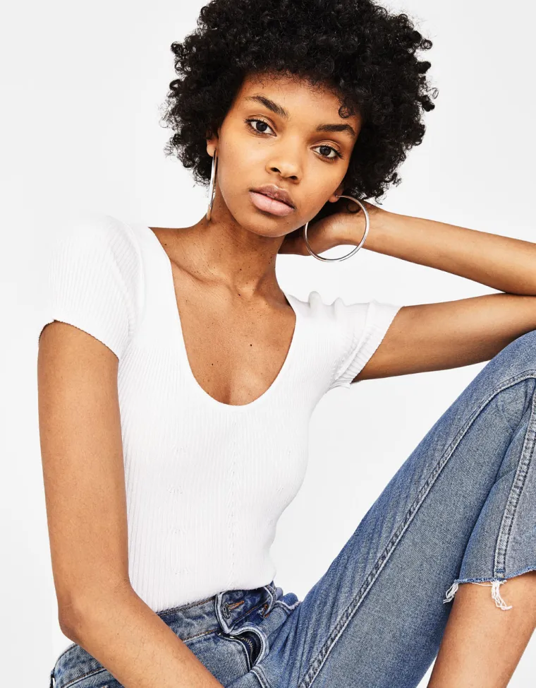 Rebrasti top, Bershka, 99,90 kuna