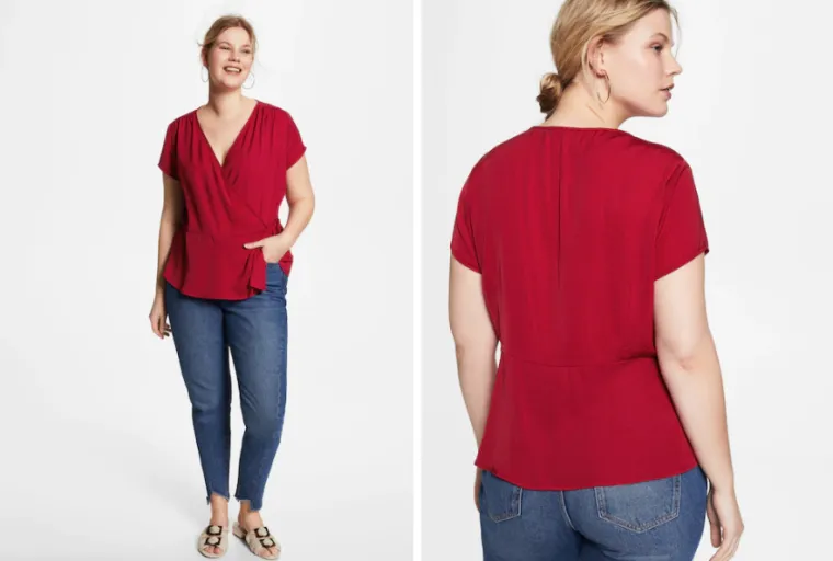 Bluza s V izrezom, Mango Violeta, 249,90 kuna