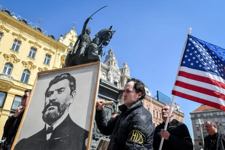 Crnoko&scaron;ulja&scaron;i na čelu s Kelemincem mar&scaron;irali centrom Zagreba: &lsquo;Nije ovo sekularna država, ovo je katolička država&rsquo;