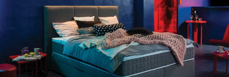 New York boxspring krevet s prostorom za odlaganje (+ madrac), Perfecta Dreams, 8.799,20 kuna