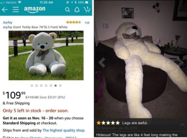 Koliko god sumnjičavi bili prema marketingu, on vas još uvijek može svakodnevno razočarati. Tome su dokaz prizori iz galerije u kojima su ljudi podijelili svoja najveća razočaranja do kojih je došlo kada su nasjeli na lažne reklame.