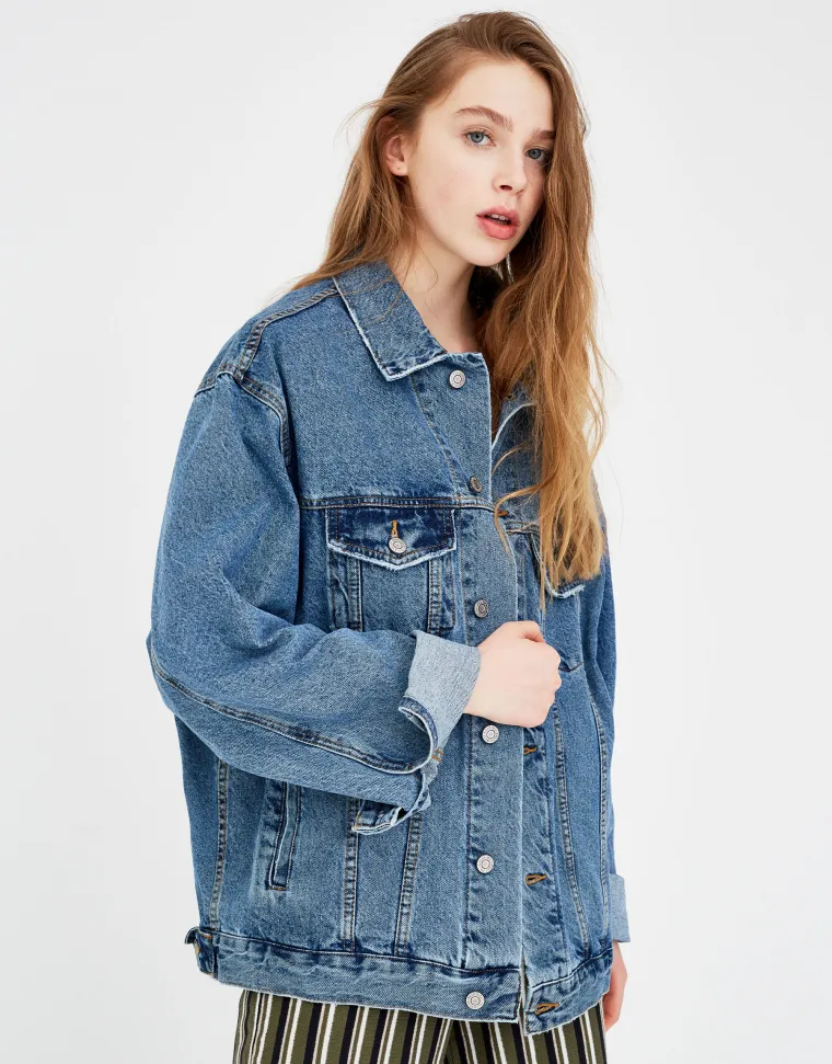 Old school traper jakna, Pull&amp;Bear, 279,90 kuna