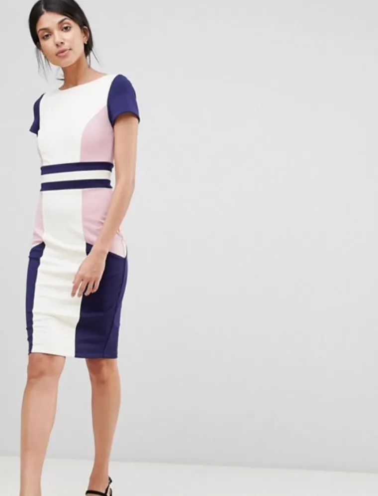 Haljina u vi&scaron;e boja uz tijelo, Asos, 569,34 kune