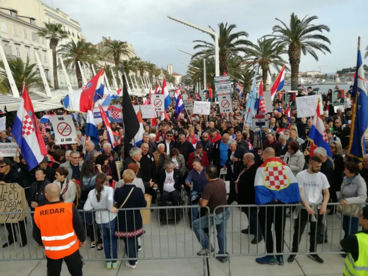 Prosvjed u Splitu