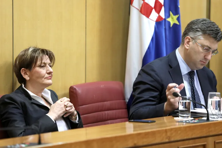 Sabor raspravlja o opozivu potpredsjednice Vlade Martine Dalić