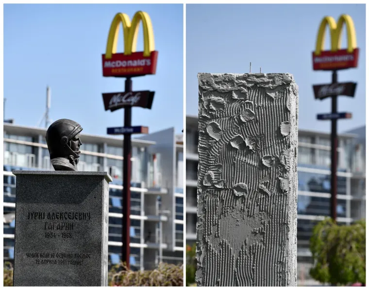 Glava presudila: nakon burne rekacije javnosti u Beogradu uklonjen spomenik Juriju Gagarinu