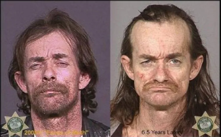 DROGA MOŽE POTPUNO IZOBLIČITI LJUDE U SAMO PAR MJESECI: Policija objavila fotografije kako bi upozorila ljude na opasnu drogu