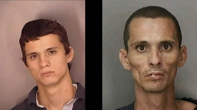 DROGA MOŽE POTPUNO IZOBLIČITI LJUDE U SAMO PAR MJESECI: Policija objavila fotografije kako bi upozorila ljude na opasnu drogu