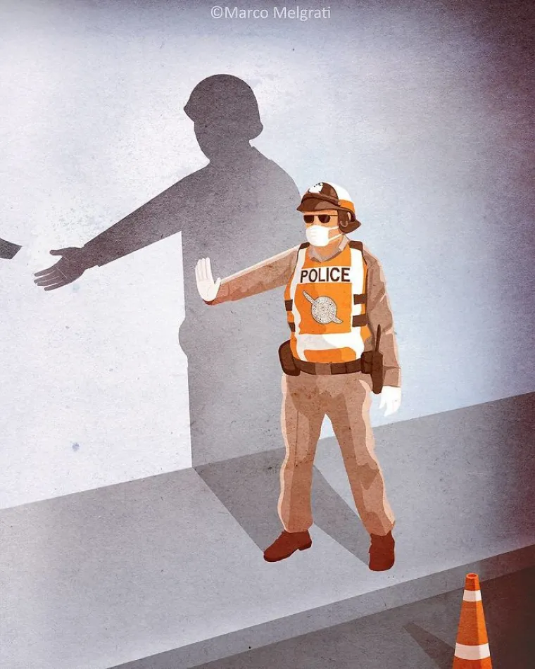 ILUSTRATOR OSLIKAO MRAČNU VIZIJU DRUŠTVA: Je li svijet oko nas stvarno tako beznadan?