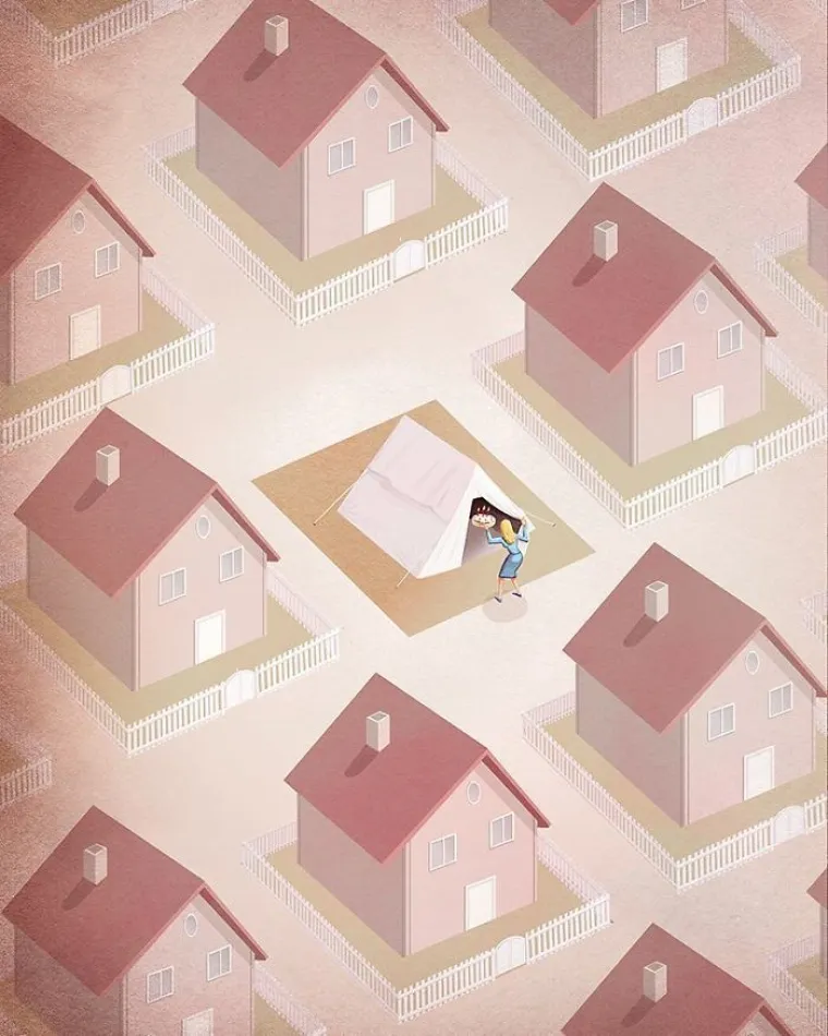 ILUSTRATOR OSLIKAO MRAČNU VIZIJU DRU&Scaron;TVA: Je li svijet oko nas stvarno tako beznadan?