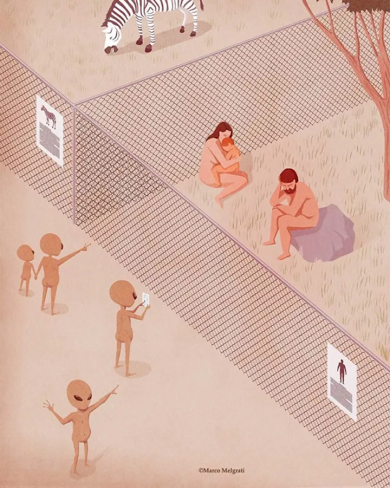 ILUSTRATOR OSLIKAO MRAČNU VIZIJU DRU&Scaron;TVA: Je li svijet oko nas stvarno tako beznadan?