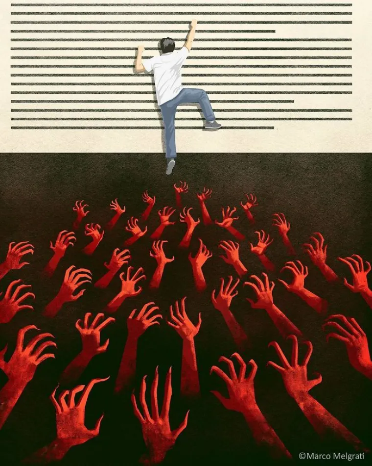 ILUSTRATOR OSLIKAO MRAČNU VIZIJU DRU&Scaron;TVA: Je li svijet oko nas stvarno tako beznadan?