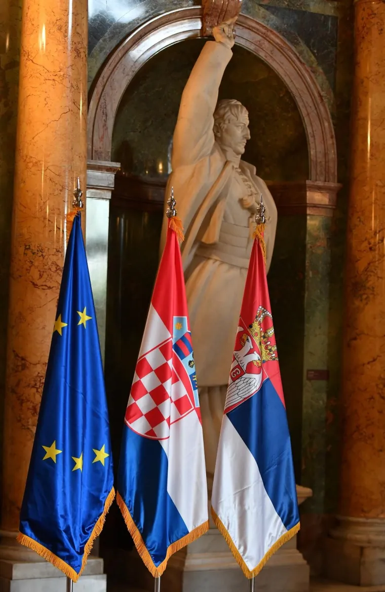 Predsjednik Hrvatskoga sabora sastao se s predsjednicom Narodne skup&scaron;tine u Beogradu