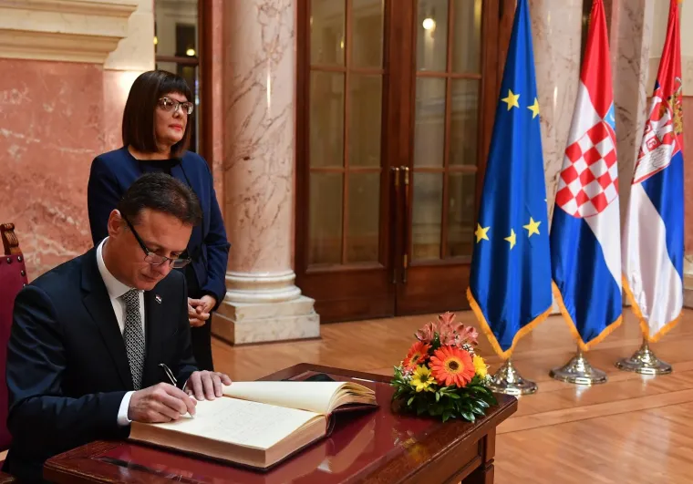 Predsjednik Hrvatskoga sabora sastao se s predsjednicom Narodne skup&scaron;tine u Beogradu